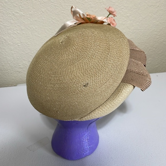 Vintage Floral Decorated Easter/ Spring Women's Hat. Good Vintage Condition. - Picture 7 of 11
